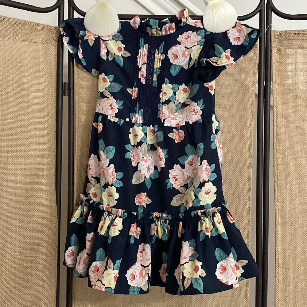 EUC Janie and Jack floral dress